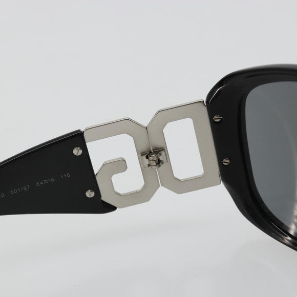 DOLCE&GABBANA Sunglasses plastic Black Auth BA13222
