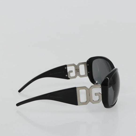 DOLCE&GABBANA Sunglasses plastic Black Auth BA13222