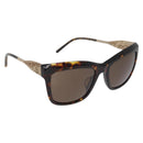 BURBERRY Tortoise Sunglasses plastic Brown Auth BA13227-1