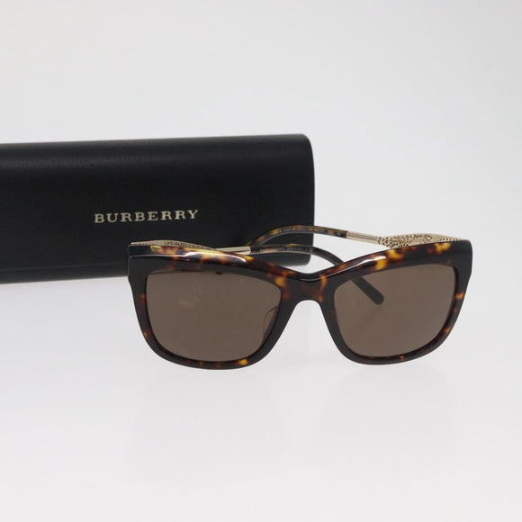 BURBERRY Tortoise Sunglasses plastic Brown Auth BA13227