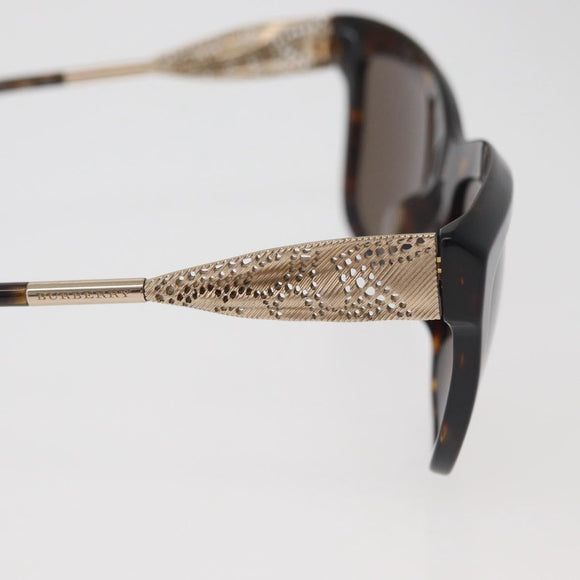BURBERRY Tortoise Sunglasses plastic Brown Auth BA13227