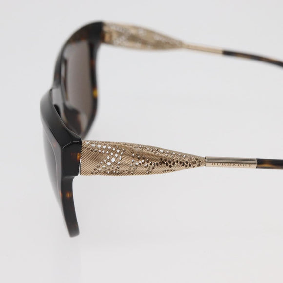 BURBERRY Tortoise Sunglasses plastic Brown Auth BA13227
