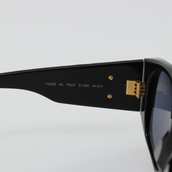 CHANEL Zonnebril plastic Zwart CC Auth BA13228