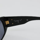 CHANEL Zonnebril plastic Zwart CC Auth BA13228-9