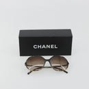 CHANEL Sunglasses plastic Gray CC Auth BA13229-14