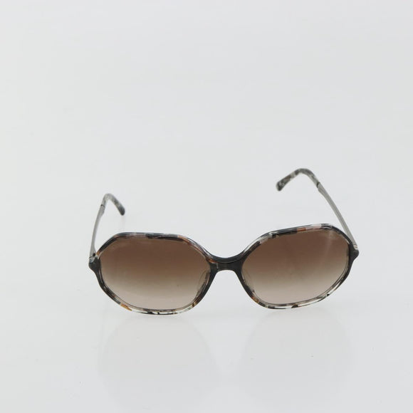 CHANEL Sunglasses plastic Gray CC Auth BA13229