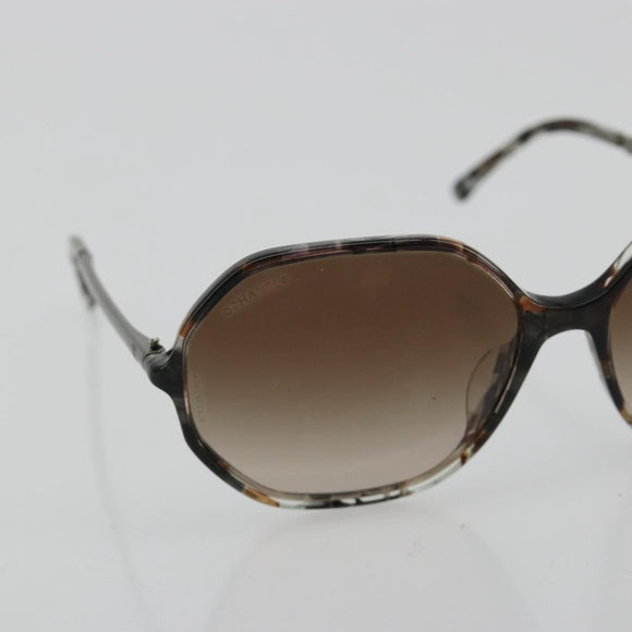 CHANEL Sunglasses plastic Gray CC Auth BA13229