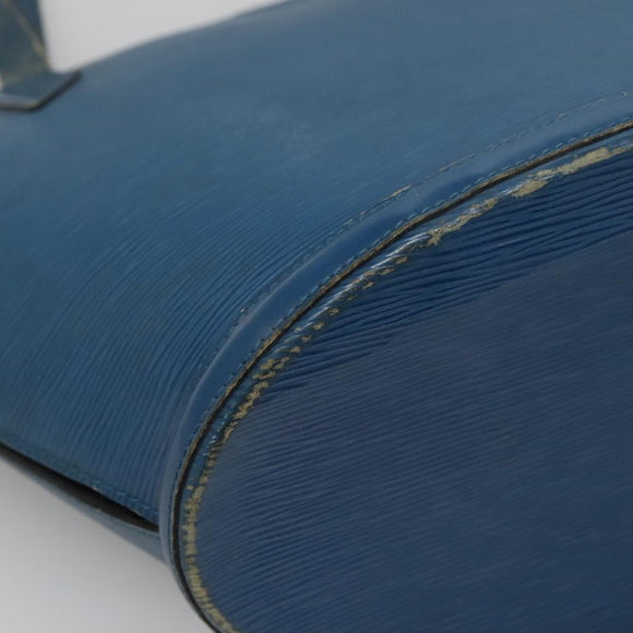 LOUIS VUITTON Epi Saint Jacques Shopping Shoulder Bag Blue M52275 LV Auth BA1323