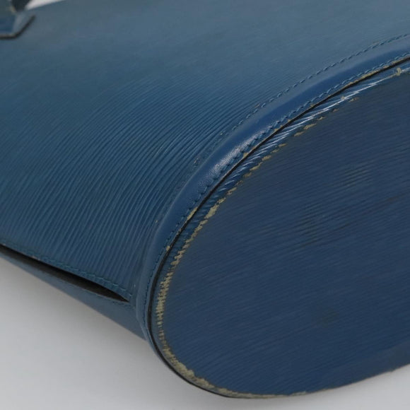 LOUIS VUITTON Epi Saint Jacques Shopping Shoulder Bag Blue M52275 LV Auth BA1323