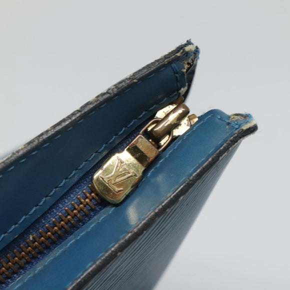LOUIS VUITTON Epi Saint Jacques Shopping Shoulder Bag Blue M52275 LV Auth BA1323