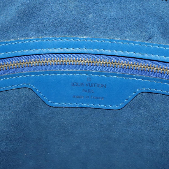 LOUIS VUITTON Epi Saint Jacques Shopping Shoulder Bag Blue M52275 LV Auth BA1323