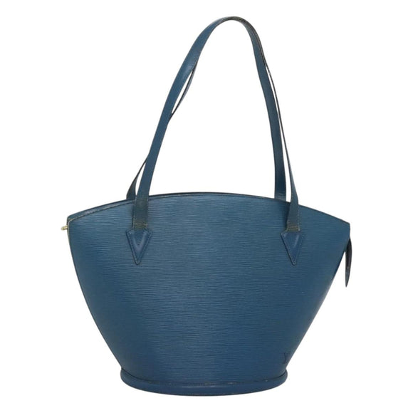 LOUIS VUITTON Epi Saint Jacques Shopping Shoulder Bag Blue M52275 LV Auth BA1323