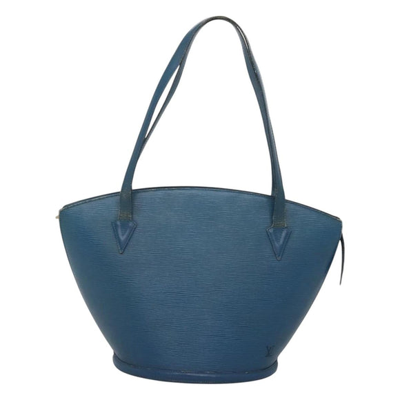 LOUIS VUITTON Epi Saint Jacques Shopping Shoulder Bag Blue M52275 LV Auth BA1323