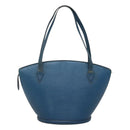 LOUIS VUITTON Epi Saint Jacques Shopping Shoulder Bag Blue M52275 LV Auth BA1323-2