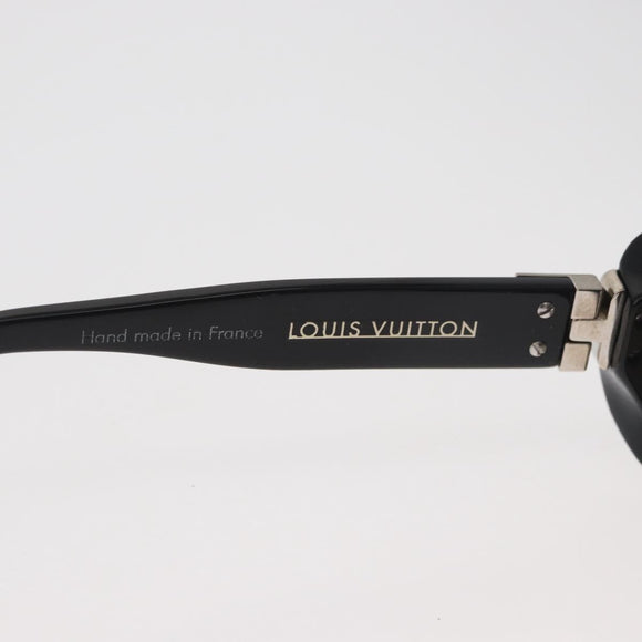LOUIS VUITTON Spson Sunglasses plastic Black LV Auth BA13232