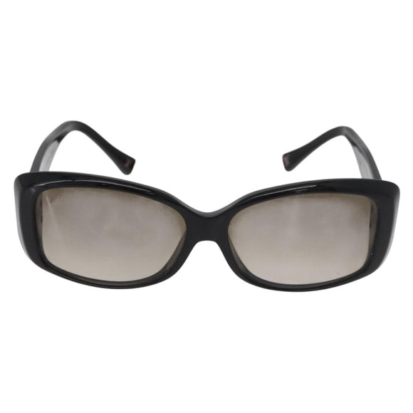 LOUIS VUITTON Spson Sunglasses plastic Black LV Auth BA13232