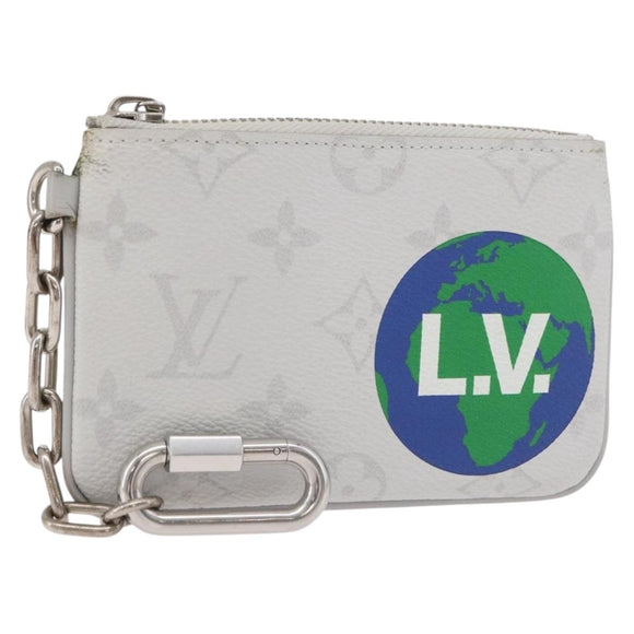 LOUIS VUITTON Monogram Zippe do Pouch PM Täschchen Weiß M67809 LV Auth BA13233