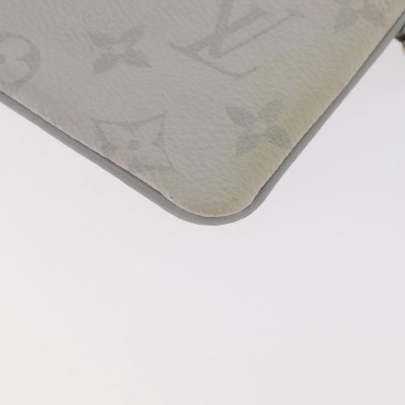 LOUIS VUITTON Monogram Zippe do Pouch PM Täschchen Weiß M67809 LV Auth BA13233