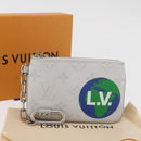 LOUIS VUITTON Monogram Zippe do Pouch PM Täschchen Weiß M67809 LV Auth BA13233-12