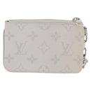 LOUIS VUITTON Monogram Zippe do Pouch PM Täschchen Weiß M67809 LV Auth BA13233-2