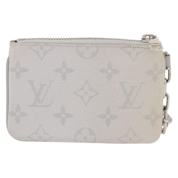 LOUIS VUITTON Monogram Zippe do Pouch PM Täschchen Weiß M67809 LV Auth BA13233