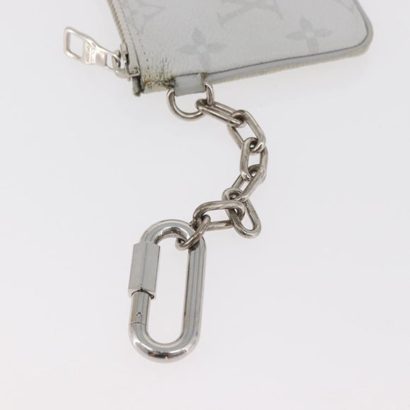 LOUIS VUITTON Monogram Zippe do Pouch PM Täschchen Weiß M67809 LV Auth BA13233