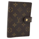 LOUIS VUITTON Monogram Agenda PM Day Planner Cover R20005 LV Auth BA13235-1