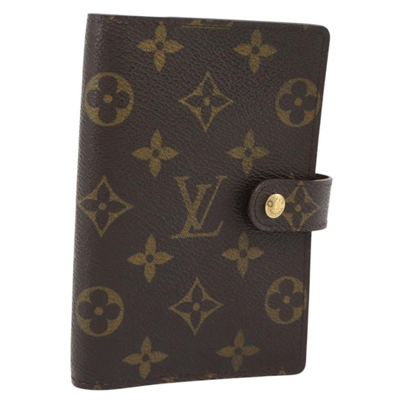 LOUIS VUITTON Monogram Agenda PM Day Planner Cover R20005 LV Auth BA13235