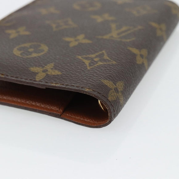 LOUIS VUITTON Monogram Agenda PM Day Planner Cover R20005 LV Auth BA13235