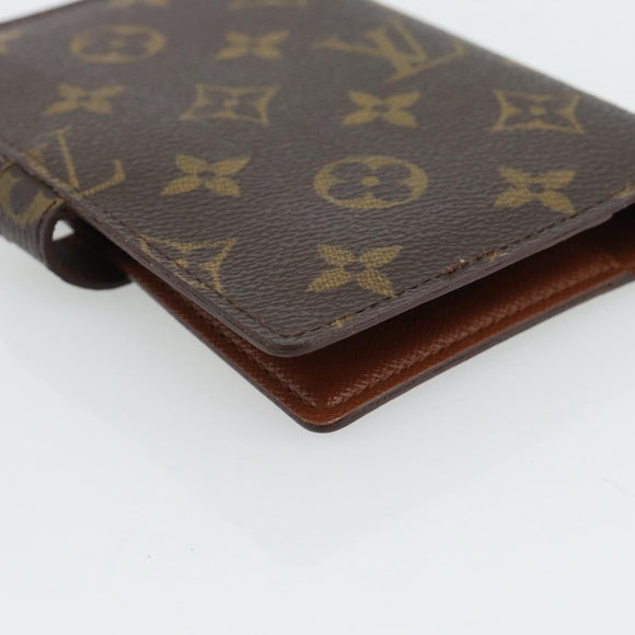 LOUIS VUITTON Monogram Agenda PM Day Planner Cover R20005 LV Auth BA13235