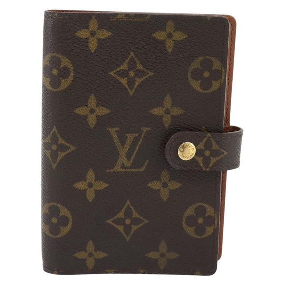 LOUIS VUITTON Monogram Agenda PM Day Planner Cover R20005 LV Auth BA13235