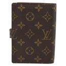 LOUIS VUITTON Monogram Agenda PM Day Planner Cover R20005 LV Auth BA13235-3