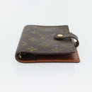 LOUIS VUITTON Monogram Agenda PM Day Planner Cover R20005 LV Auth BA13235-7