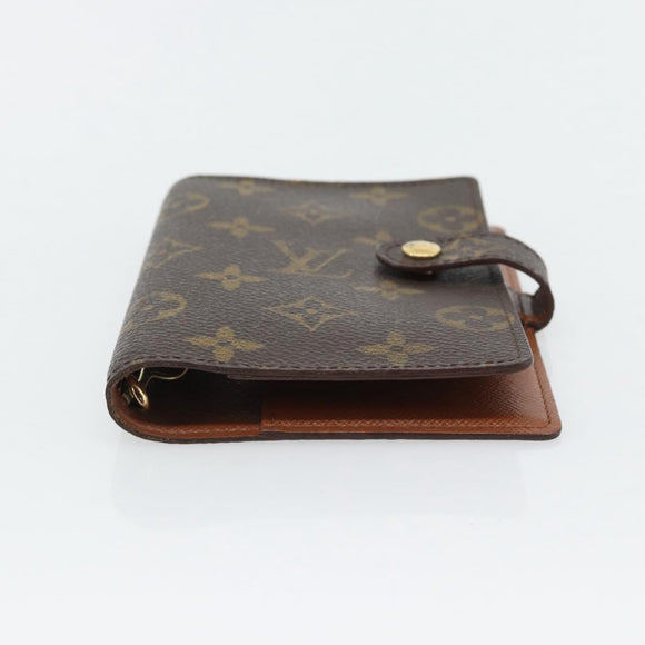 LOUIS VUITTON Monogram Agenda PM Day Planner Cover R20005 LV Auth BA13235