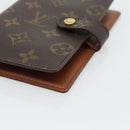 LOUIS VUITTON Monogram Agenda PM Day Planner Cover R20005 LV Auth BA13235-8
