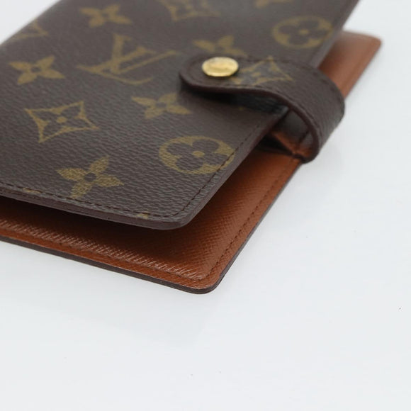 LOUIS VUITTON Monogram Agenda PM Day Planner Cover R20005 LV Auth BA13235