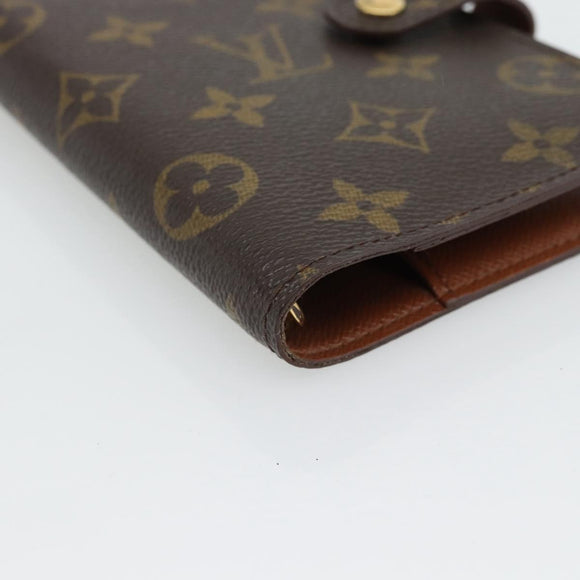 LOUIS VUITTON Monogram Agenda PM Day Planner Cover R20005 LV Auth BA13235