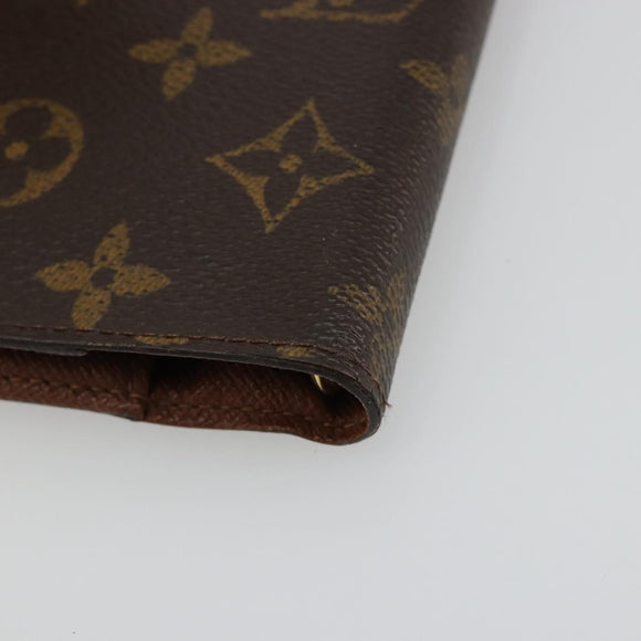 LOUIS VUITTON Monogram Agenda PM Day Planner Cover R20005 LV Auth BA13236