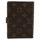 LOUIS VUITTON Monogram Agenda PM Day Planner Cover R20005 LV Auth BA13236-3