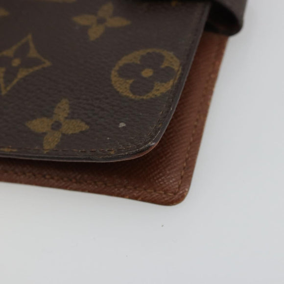 LOUIS VUITTON Monogram Agenda PM Day Planner Cover R20005 LV Auth BA13236