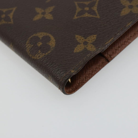 LOUIS VUITTON Monogram Agenda PM Day Planner Cover R20005 LV Auth BA13236