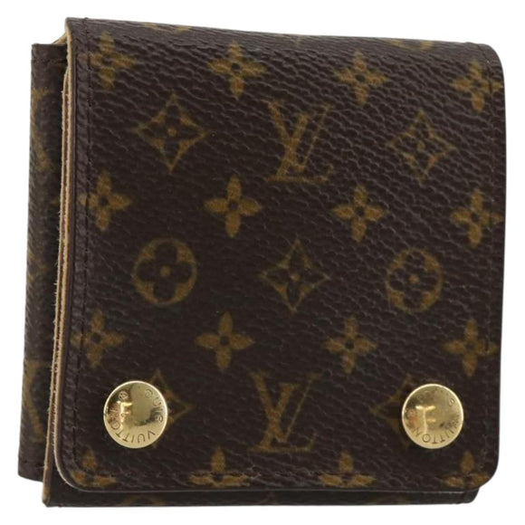 LOUIS VUITTON Monogram Jewelry case Jewelry Box LV Auth BA13237