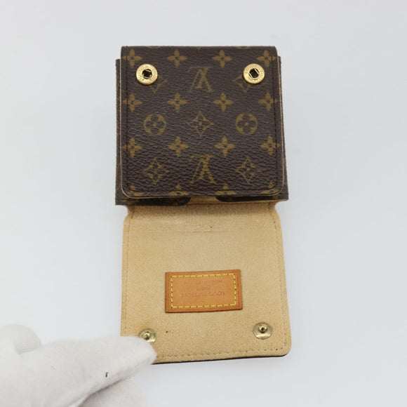 LOUIS VUITTON Monogram Jewelry case Jewelry Box LV Auth BA13237