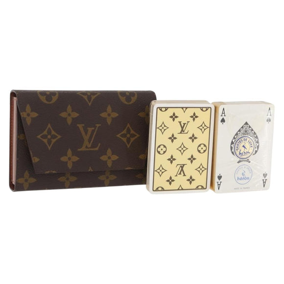 LOUIS VUITTON Monogram Speelkaartenhouder M58648 LV Auth BA13238A