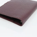 LOUIS VUITTON Monogram Mat Agenda PM Dagplanner Omslag Viole R20935 Auth BA13240-10