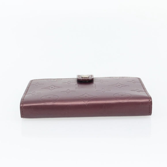 LOUIS VUITTON Monogram Mat Agenda PM Dagplanner Omslag Viole R20935 Auth BA13240