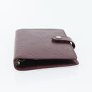 LOUIS VUITTON Monogram Mat Agenda PM Dagplanner Omslag Viole R20935 Auth BA13240-7