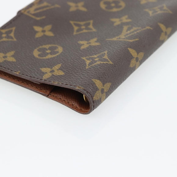 LOUIS VUITTON Monogram Agenda PM Day Planner Cover R20005 LV Auth BA13241