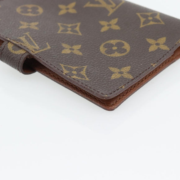 LOUIS VUITTON Monogram Agenda PM Day Planner Cover R20005 LV Auth BA13241