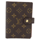 LOUIS VUITTON Monogram Agenda PM Day Planner Cover R20005 LV Auth BA13241-13